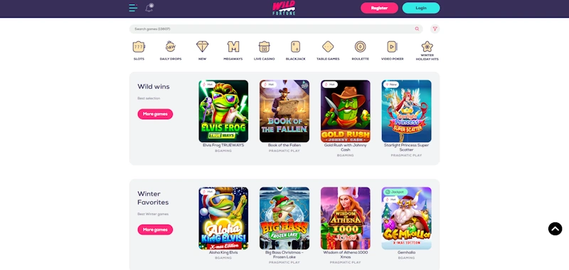  Wild Fortune Casino screenshot