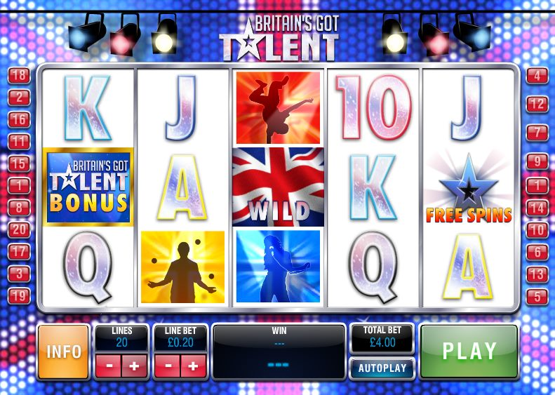 Play Britains Got Talent now at Casino Euro