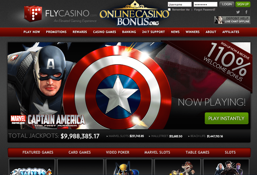 Read our Fly Casino review