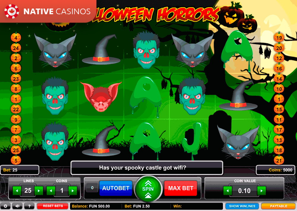 Play Halloween Horrors now at 21Prive Casino.