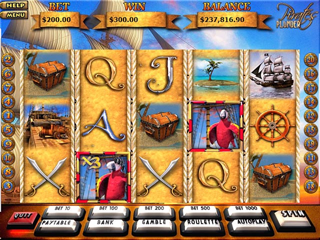 Play Pirate Plunder now at InterCasino