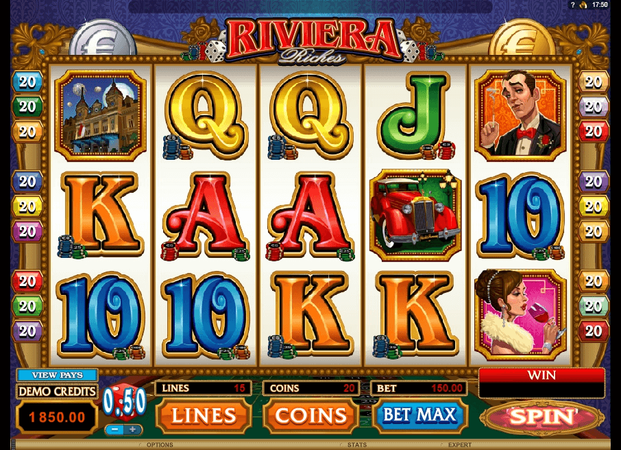 Play Riviera Riches now at All Slots