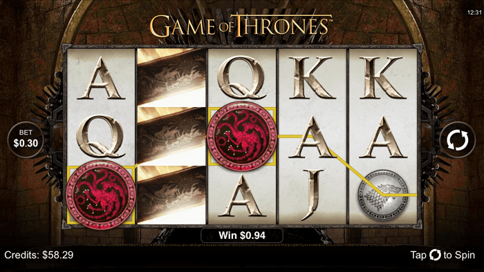 Over 50 slots like Game of Thrones on Android at Crazy Vegas Mobile