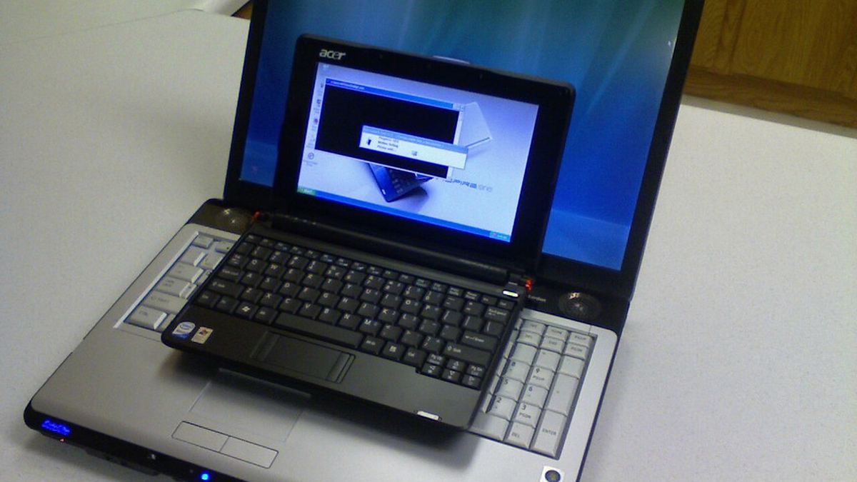 Laptop on a desk with a browser window open