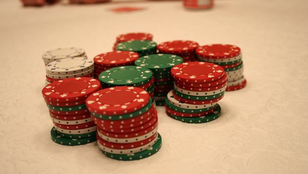 Stacks of casino chips